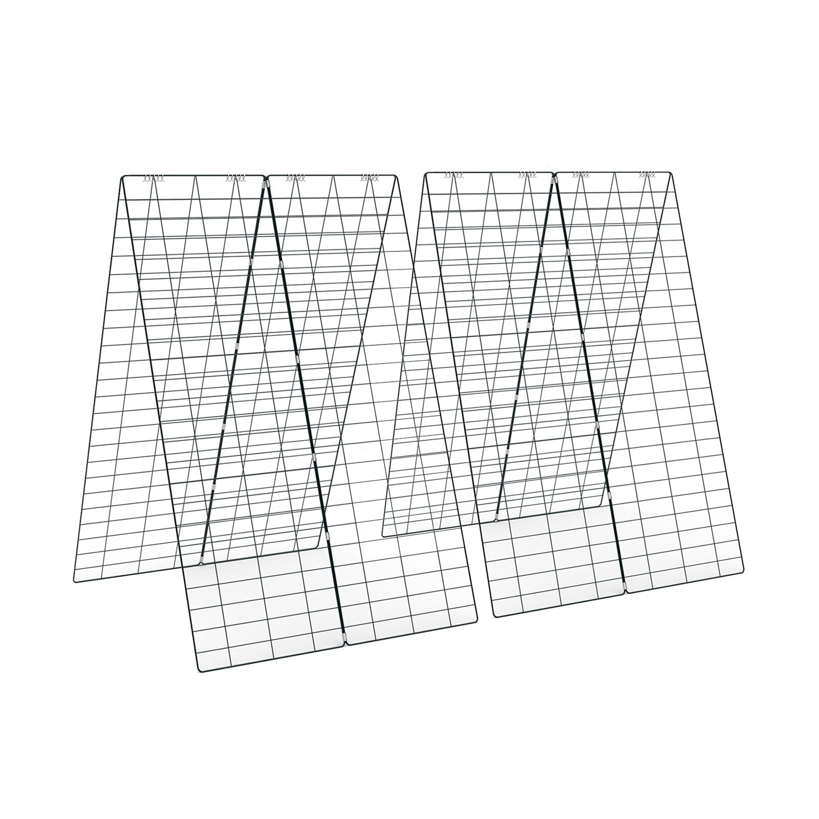 2-Pack Garden Cucumber Trellis with Accessories-Green